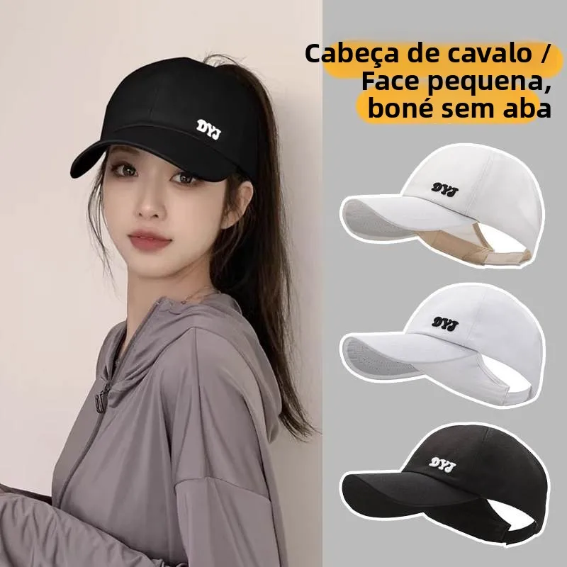 women's-spring-autumn-high-ponytail-baseball-cap-sun-protection-empty-top-sunshade-hat-ultraviolet-ray-protection-summer-cap