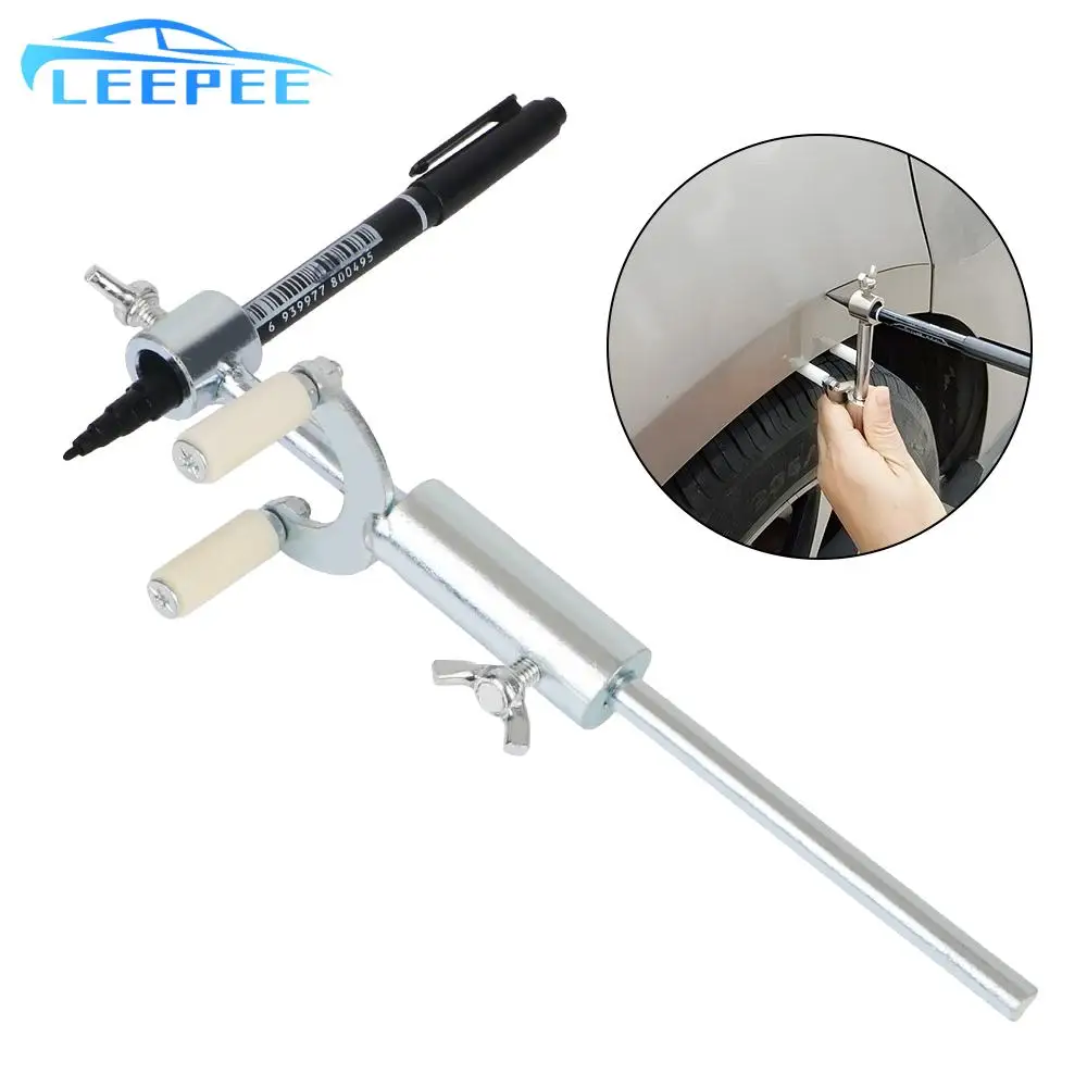 

Portable and Durable Car Wheel Eyebrow Parallel Scriber Paint Marking Tool 0-20cm Adjustable Automotive Sheet Metal Repair Tool