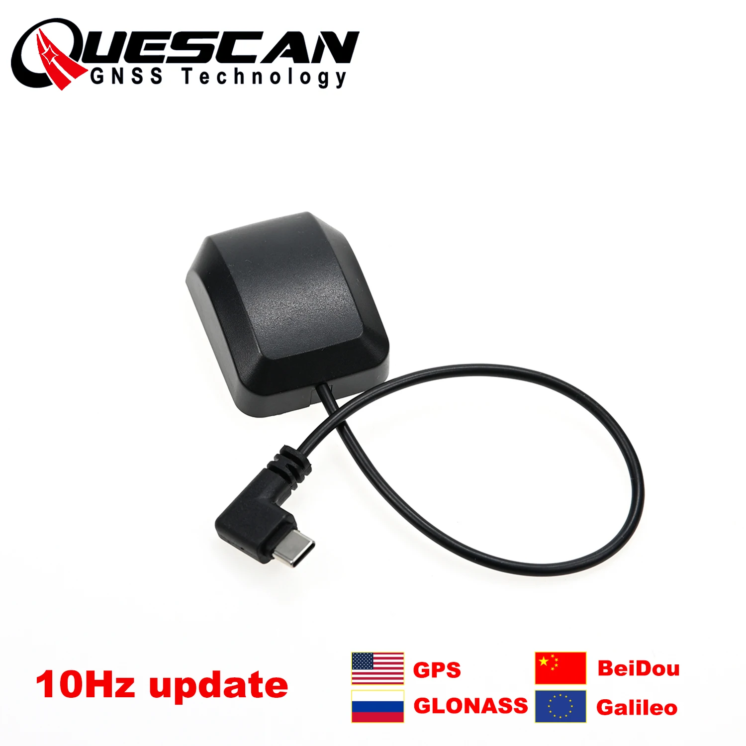 Windows Android USB Typ C Odbiornik GPS 10Hz GPS GLONASS Galileo BeiDou Moduł Typ C Antena GNSS UBX M8030 NEO-M8N Chipset