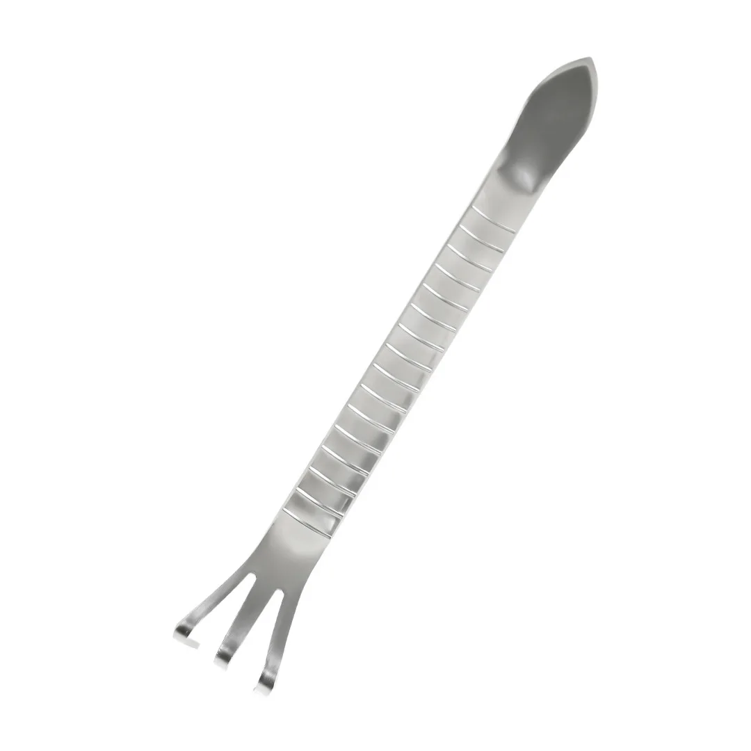 2 PCS Stainless Steel Root Rake Loosen Soil Bonsai Tree Rake or Hook W/ Handle Garden Bonsai Soil Turning Tool Gardening Tools