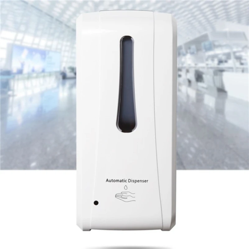Smart Induction Alcohol Spray Hand Sterilizer Wall Mounted Big Capacity Waterproof Non Contact Automatic Sanitizer Dispenser