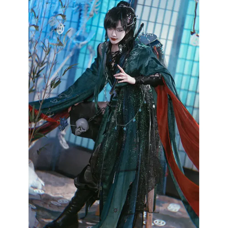 المسلسل التلفزيوني الصيني TGCF Tian Guan Ci Fu Xie Lian Hua Cheng أزياء تنكرية QiRong Qi Rong Qing D Ye You Cos فستان Hanfu مجموعة كاملة