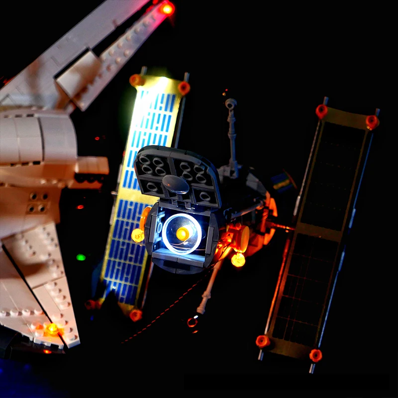 Zestaw oświetlenia LED RC DIY do zestawu klocków LEGO 10283 Space Shuttle Discovery (tylko światło LED, bez modelu klocków)