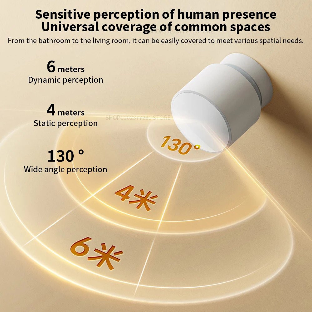 Xiaomi Mijia Human Presence Sensor Smart Wireless Home Connection Bluetooth 5.0 Body Motion Sensors For Mi Home App XMOSB01XS