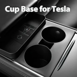 Center Console Cup Holder for Tesla Model 3 Model Y Car Interior Anti-Slip Water Cup Limiter Sunglass Holder Key Card Organizer
