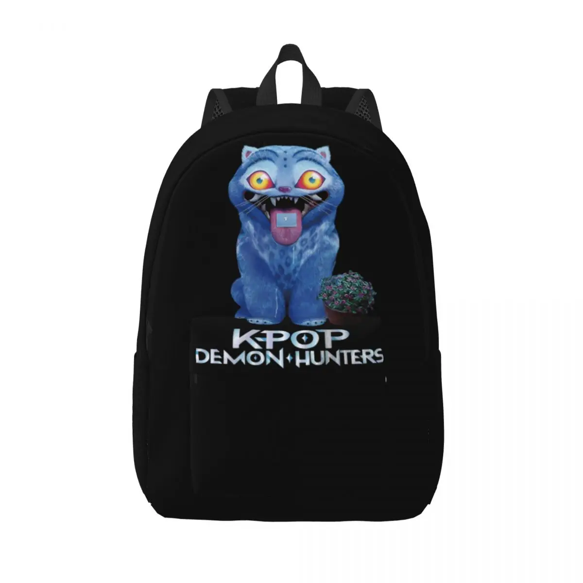 

Derpy Blue Tiger Classical Backpack Sports High School KPop Demon Hunters Daypack for Men Women Laptop Computer Shoulder Bag