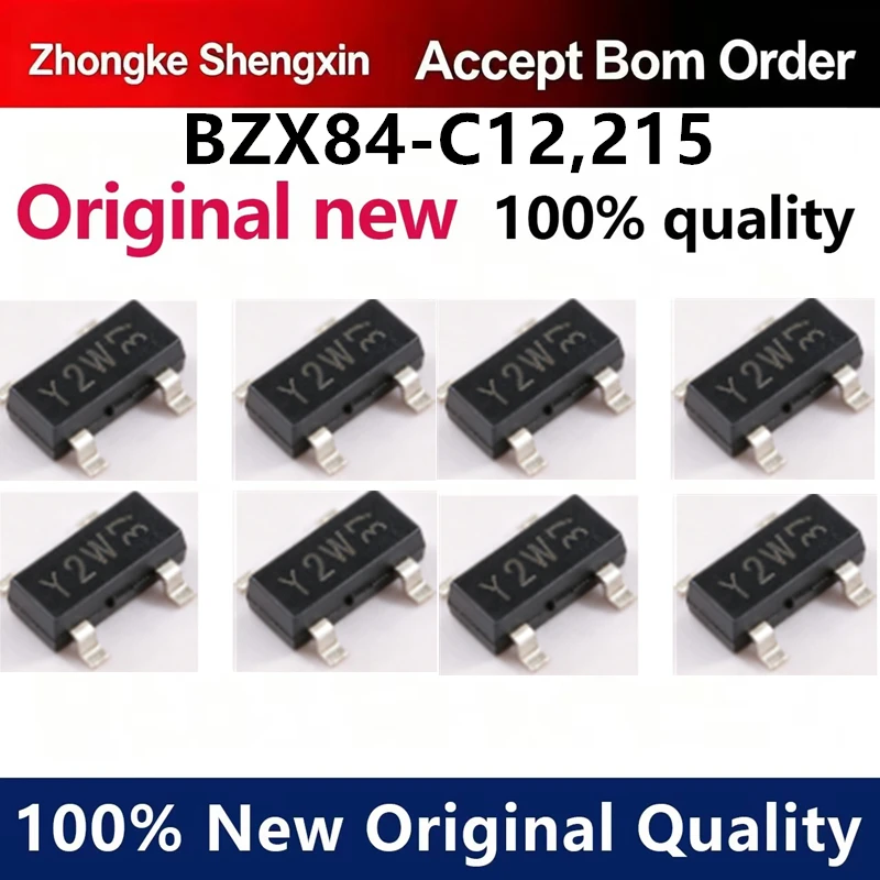 (5-100pieces)BZX84-C12,215 B Z X 84-C 12,2 15  Genuine original