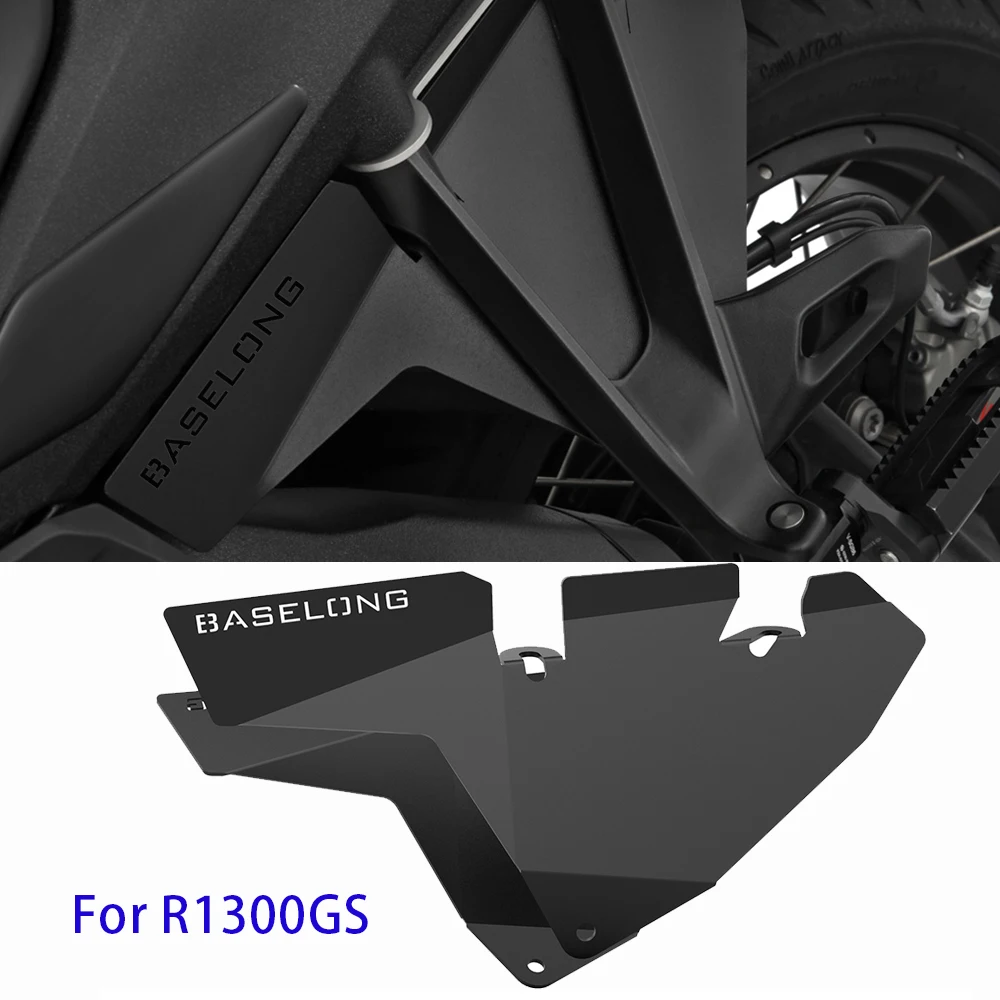 

For BMW R1300GS ADV R1300 GS 2024 2025 2026 Rear Wheel Fender Mudguard Extension Pillion Footrest Holder Passenger Splash Guard