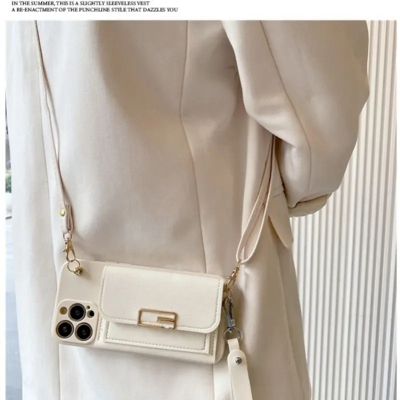 

For iPhone12 tide iPhone15 back button iPhone13 card bag iPhone14promax phone case iPhone15Pro all-pack iPhone11