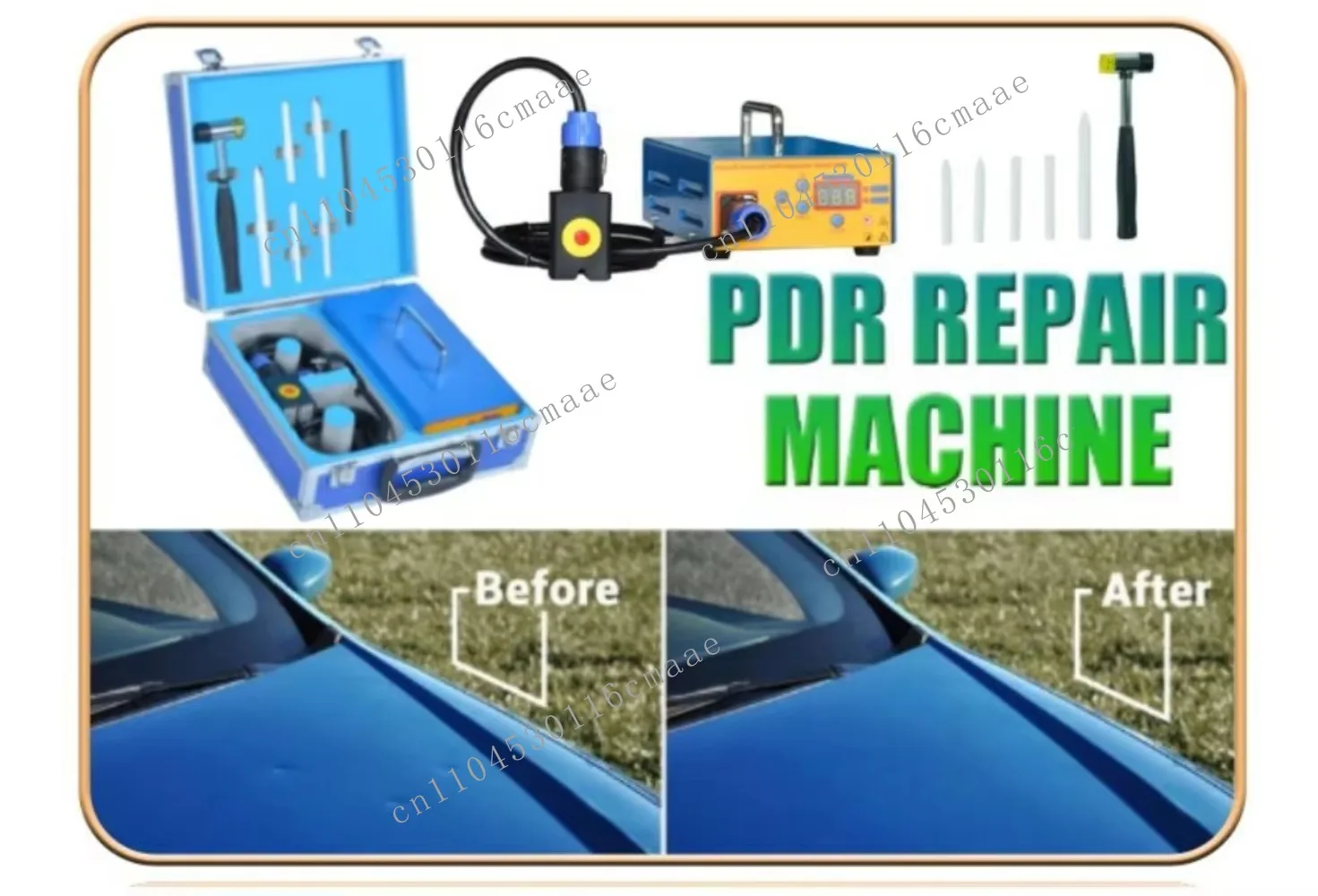 1380W Smart Induction Dent Puller Remover Machine Induction Heater Sheet Metal Car Body Dent Repair Heater Kit PDR Tools