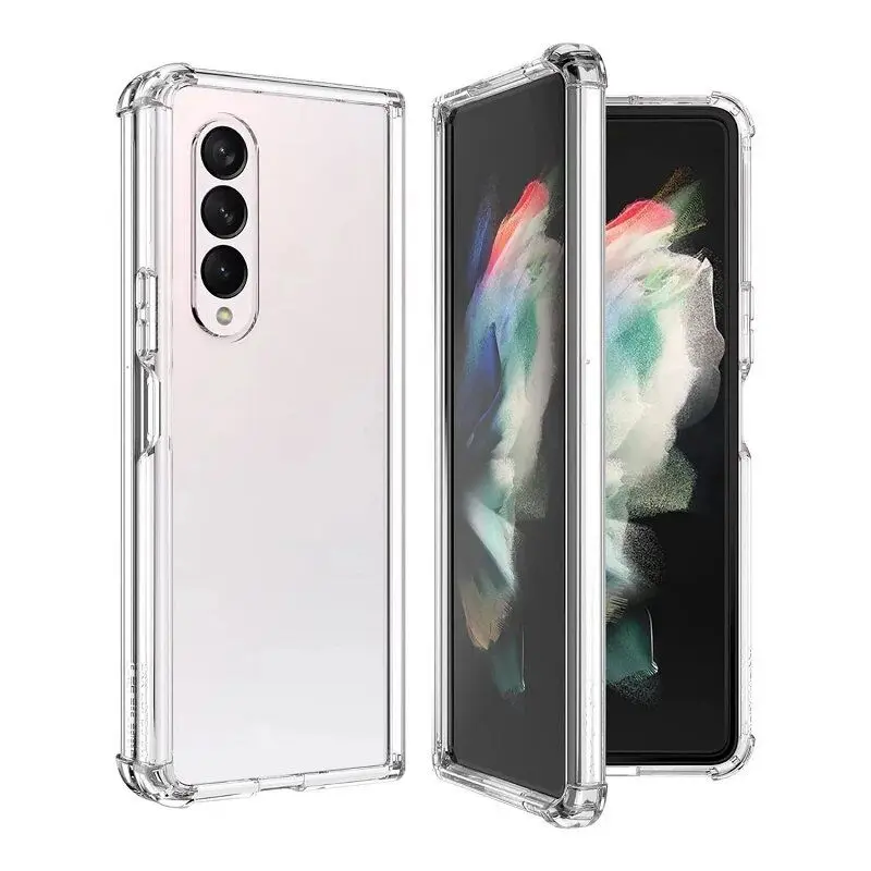 Samsung Galaxy Z Fold 4 Silicone Transparent Corners Reinforced Case