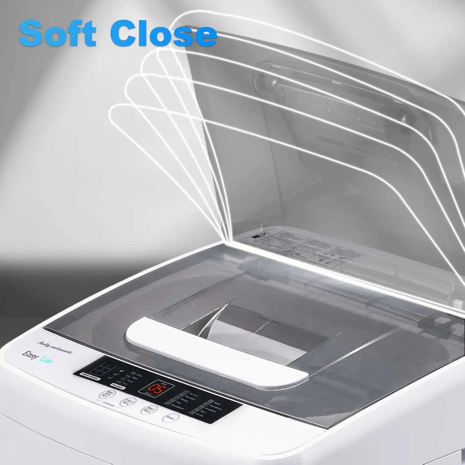 Washer Machine,Portable Washing Machine for Household Use,0.9 Cu.Ft.Laundry Washer Spin with 10 Wash Programs& LED Display& Buil