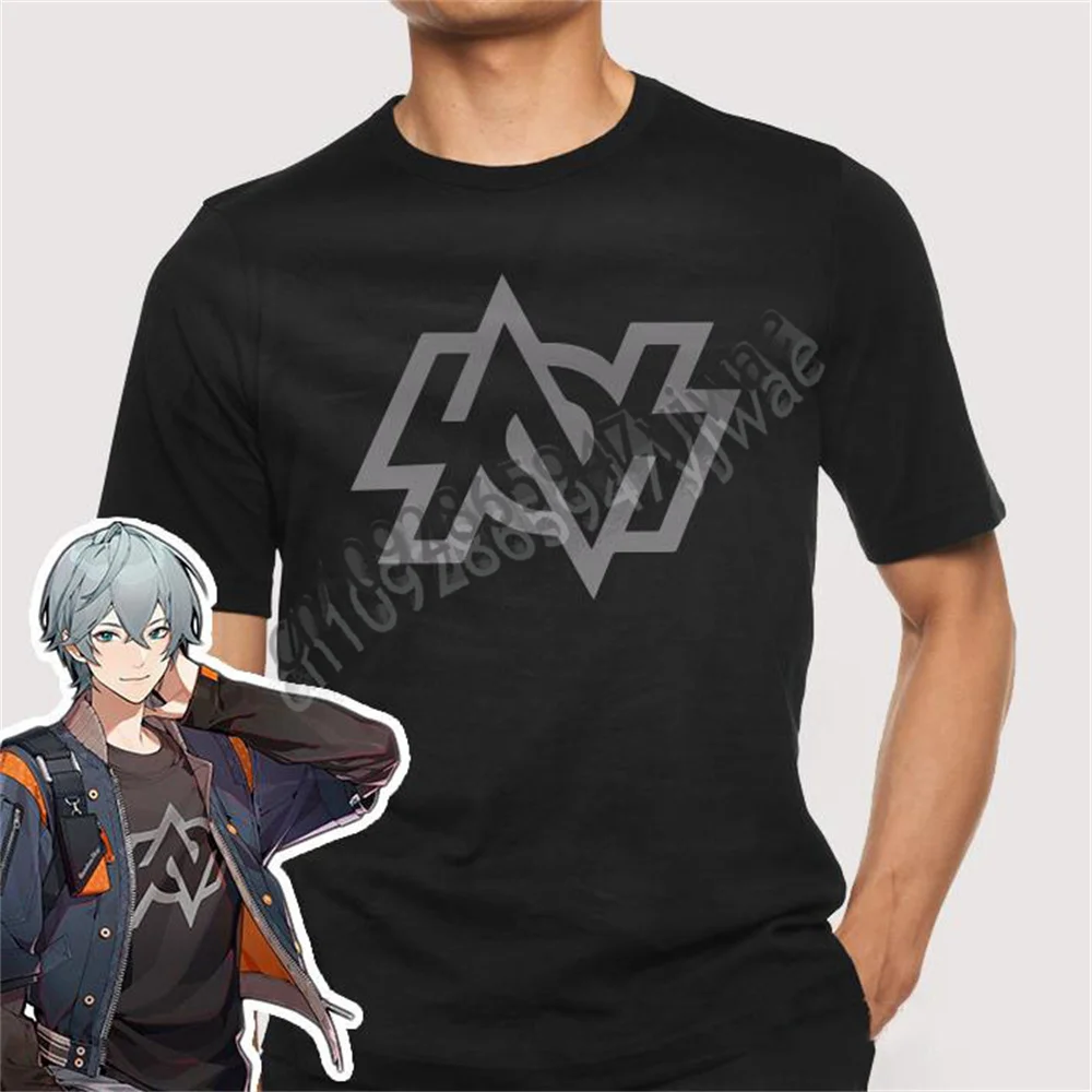 Wise Zenless Printed T-Shirt Zzz Game Character Clothing Fan Gift Tee Casual Short Sleeved Summer Men'S And Women'S T-Shirt
