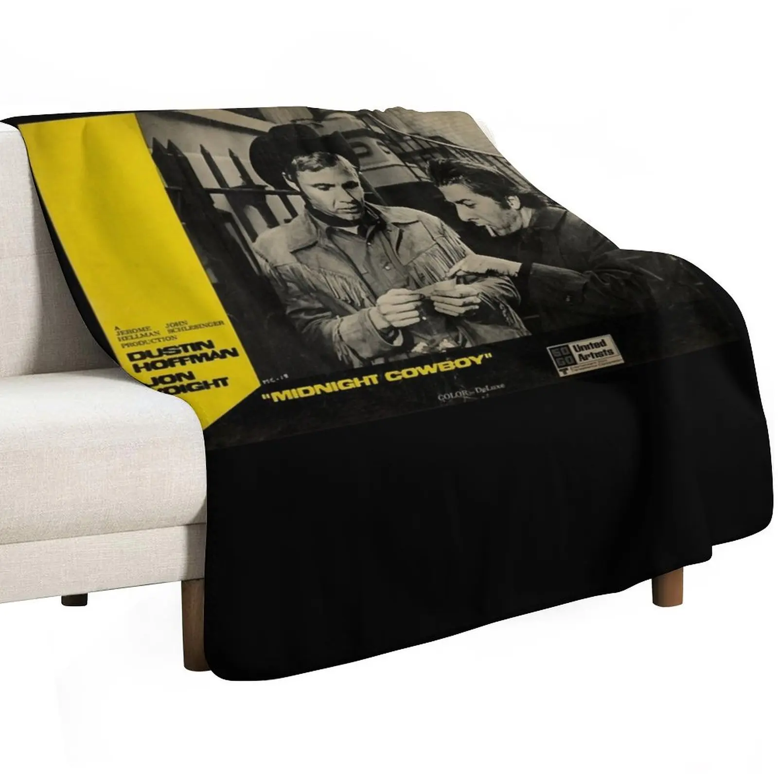 Midnight Cowboy Lobby Card Classic Throw Blanket Polar Blankets For Bed Thin For Baby Thermal Fashion Sofas Blankets