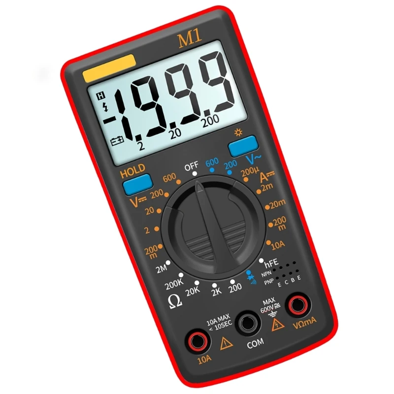 Digital Multimeter Measuring Tool with Data Hold Low Battery Fit for