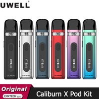 Original Uwell Caliburn X Pod Kit 3ml Cartridge 850mAh Battery 20W Vape Fit Caliburn G G2 Coil Electronic Cigarette Vaporizer