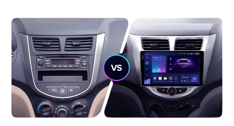 For Hyundai Solaris Verna Accent 1 Android 16 Car Radio 2010 - 2016 Multimedia Video Player 2 Din DVD Head Unit Carplay GPS FM