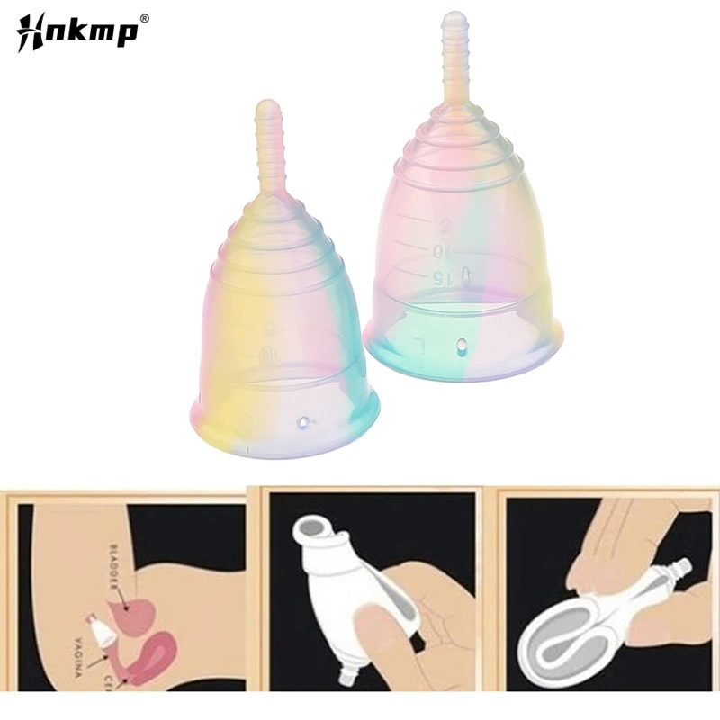 

1Pc Silicone Menstrual Cup Feminine Hygiene Coppetta Mestruale Coupe Moon Period Cup Menstrual Cup Women Health Care