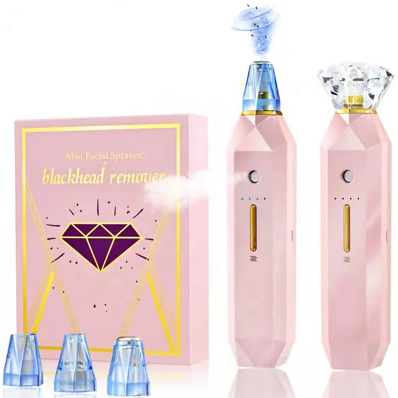2 in 1 rimozione di punti neri viso detergente elettrico per l'acne punti neri strumento per aspirapolvere punti neri macchina per la pulizia dei pori macchie nere