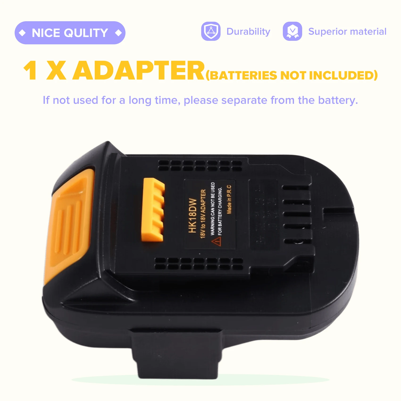 A92Z Battery Adapter HK18DW For Hikoki/Hitachi 18V Li- Batteries For 18/20V Li- Battery Power Tools