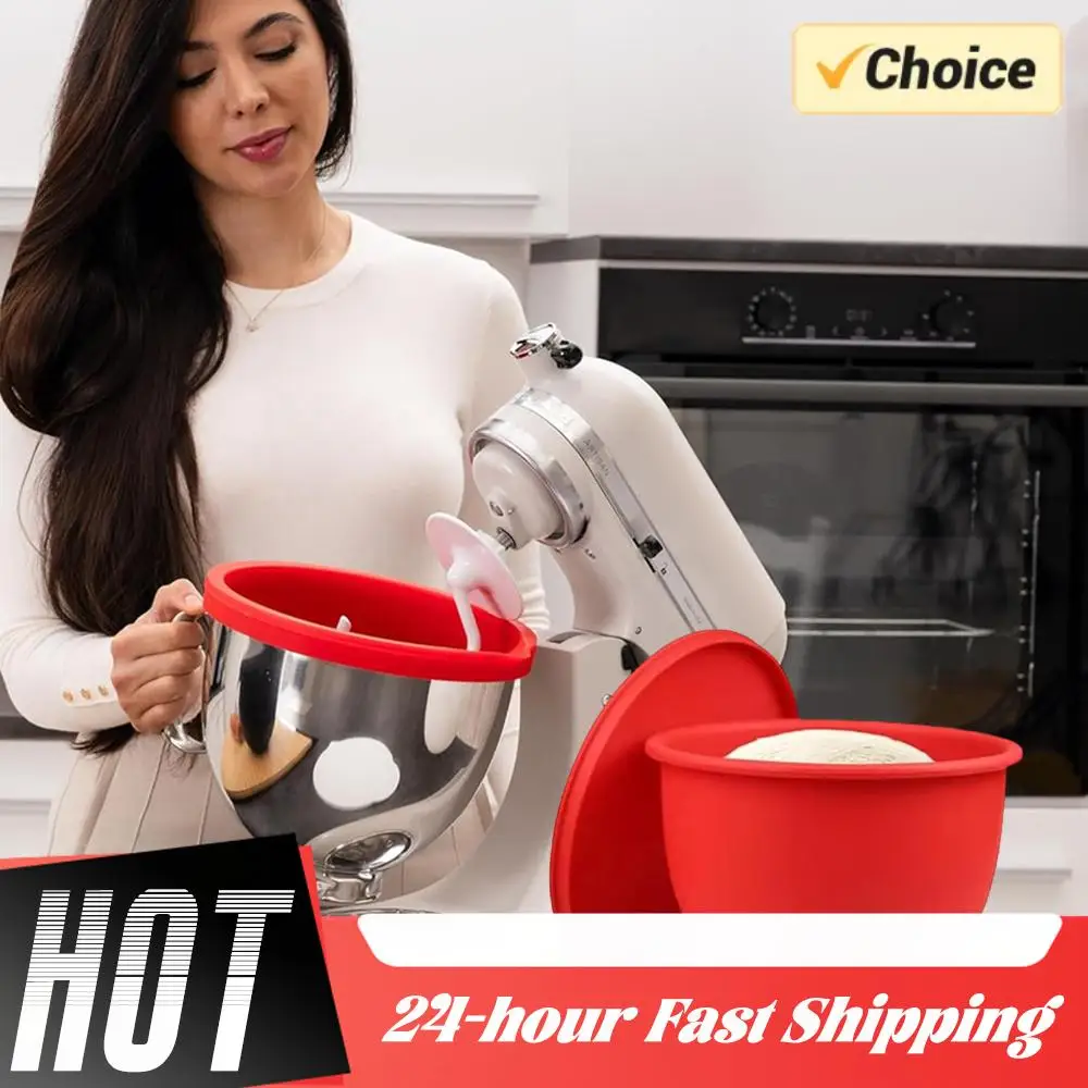 

Silicone Liners Stand Mixer Silicone Mixer Liner with Lid Included Replacement Mixer Bowl Stand Mixer for 5 Quart Stand Mixer