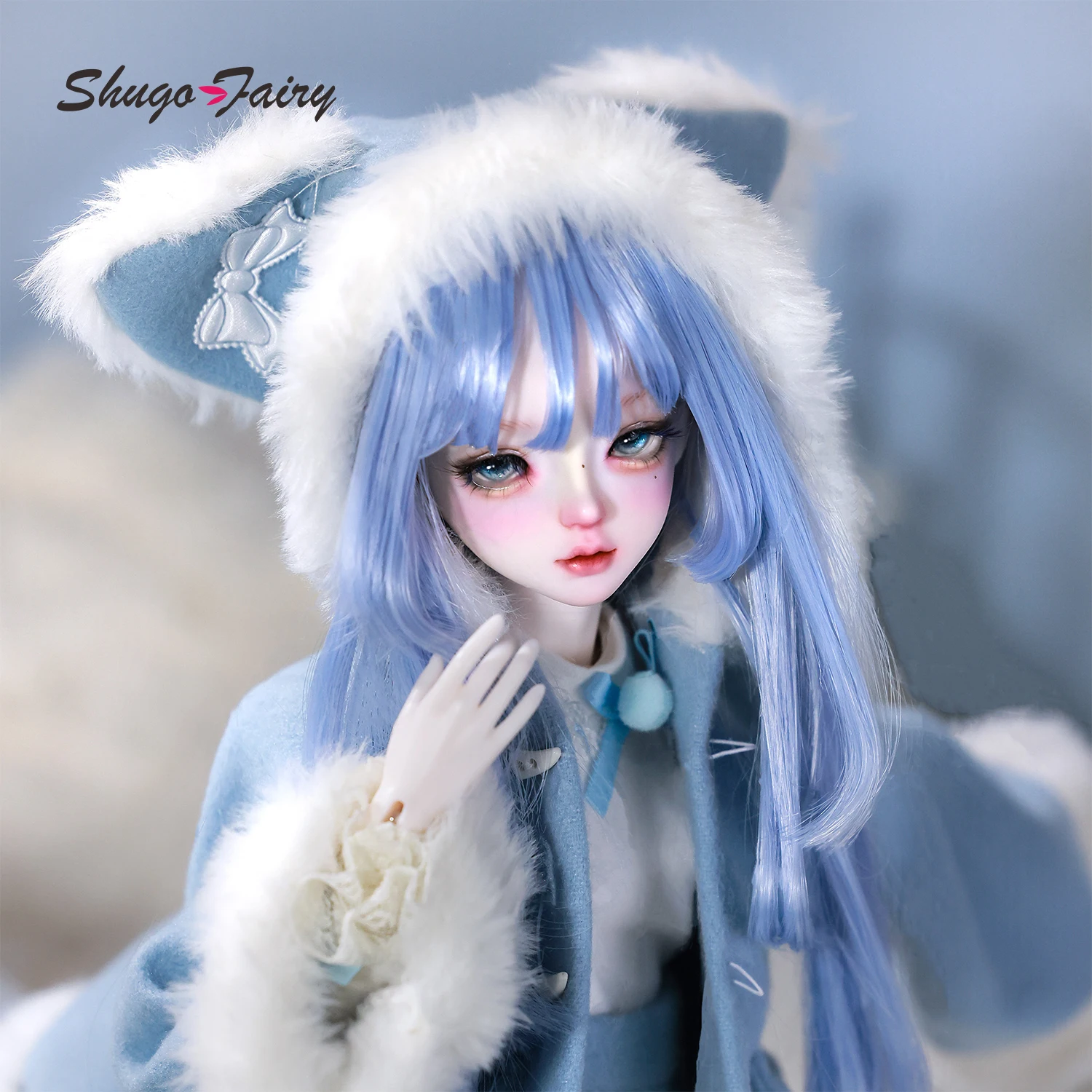 

1/4 Ball Jointed Doll Sadie Blue Water Mermaid Core Anime Girl Fantasy Oceanic Female Full Set Resin Head Sculpt Shugafairy