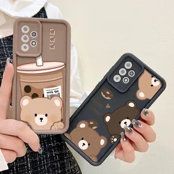 Bear Case For Samsung A55 5G A54 A53 S24 Ultra Plus S23 S21 S20 FE A52 A35 A34 A15 A13 A14 A05s A32 A24 A23 A25 A73 TPU Covers