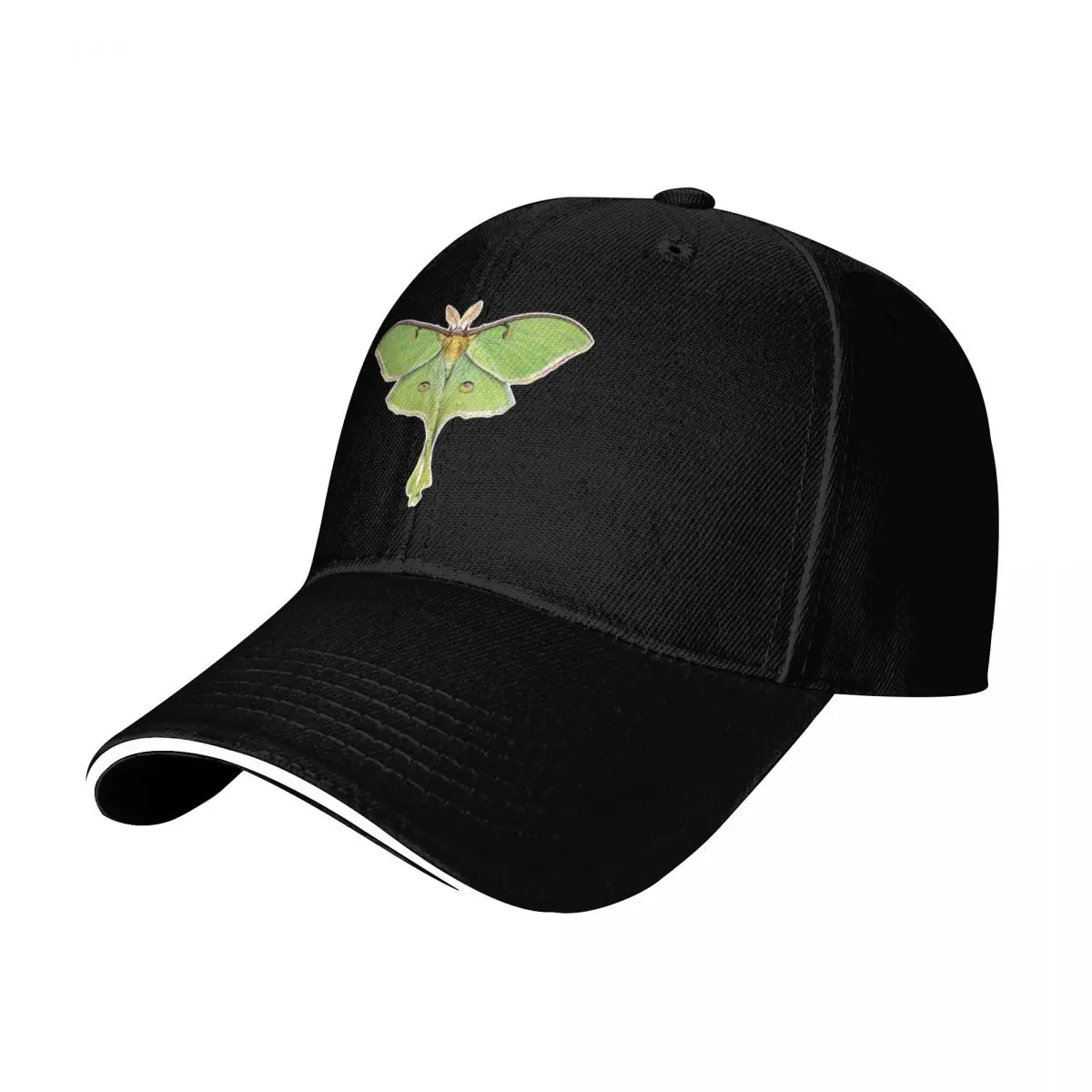 

Luna Moth (Actias luna) II Baseball Cap Hat Baseball Cap Snapback Cap Rave Women's Beach Visor Men's