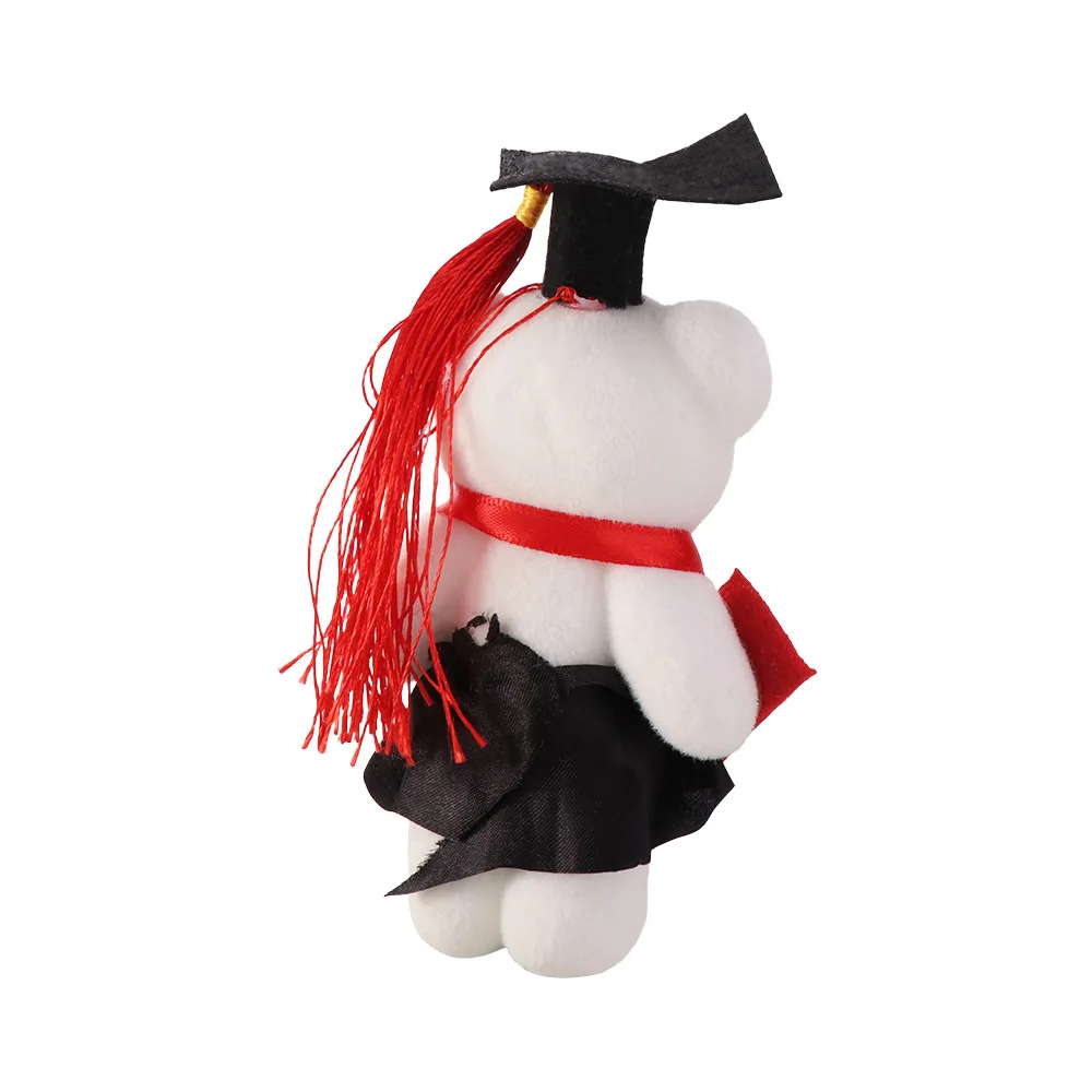 

10 pcs/set Graduation Season Graduation Bear Celebrate Party Foam Bear Mini Bear Flower Bouquet 14cm Animal Doctor Cap Bear