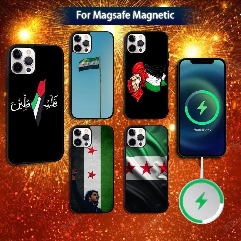 

Syrian R-Revolution Flag Phone Case For iPhone 16e,16,15,14,13,12,11,Plus,Pro,Max,Mini Magsafe Magnetic Wireless Charging