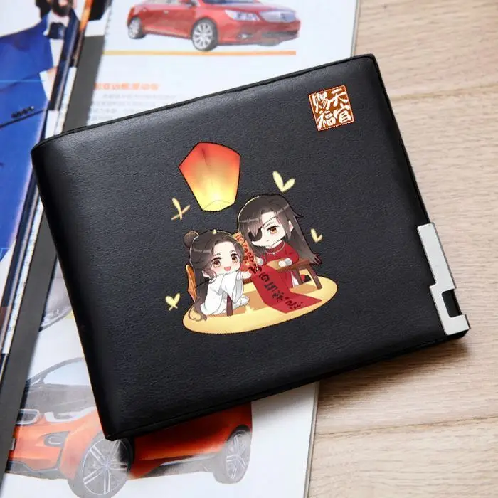 Tian Guan Ci Fu Anime Trendy Short For Teenagers Middle School Boys And Girls Cartoon Wallet Full Color Anime