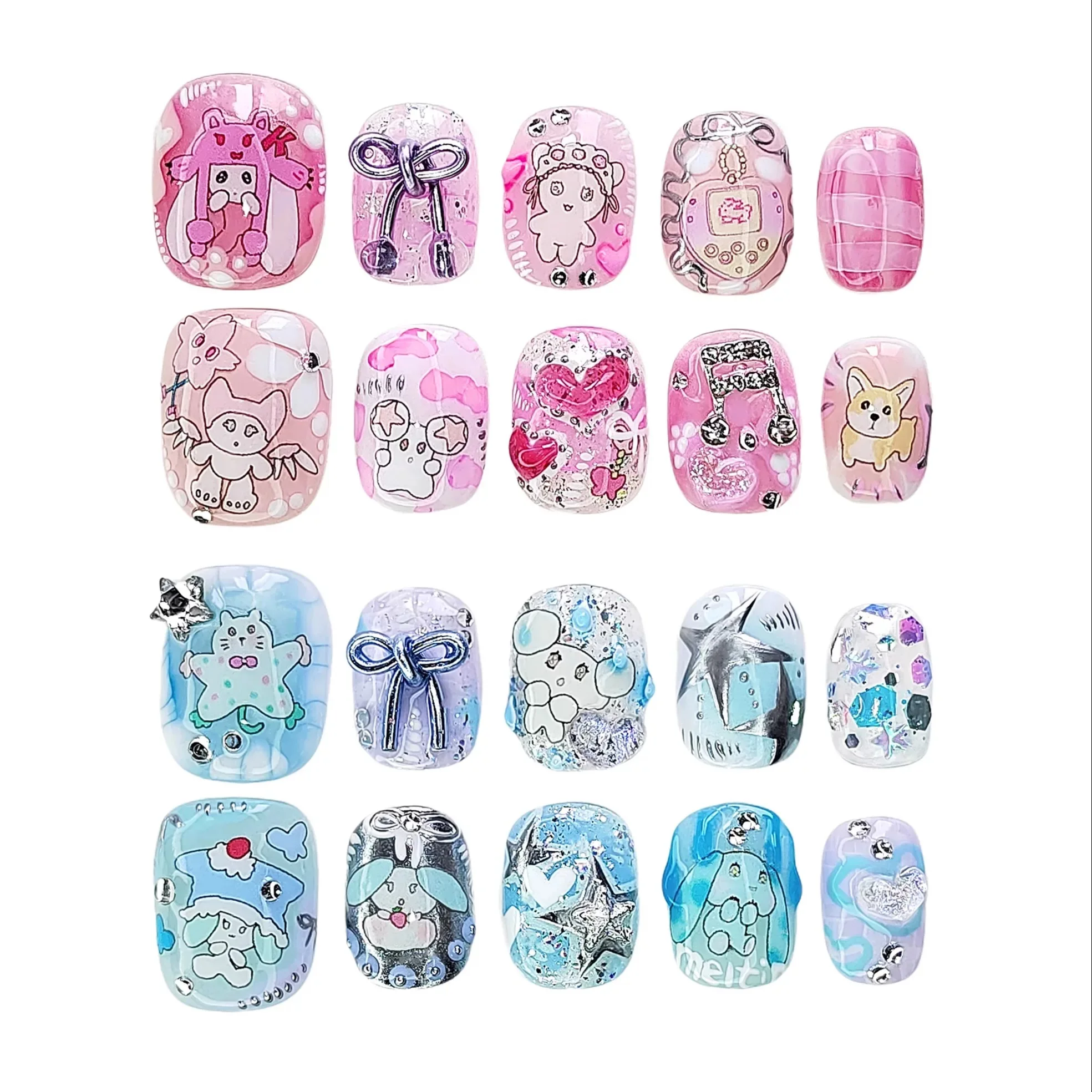 Hand-painted Style Manicure Stickers Ultra-thin Nail Stickers Nail Decals