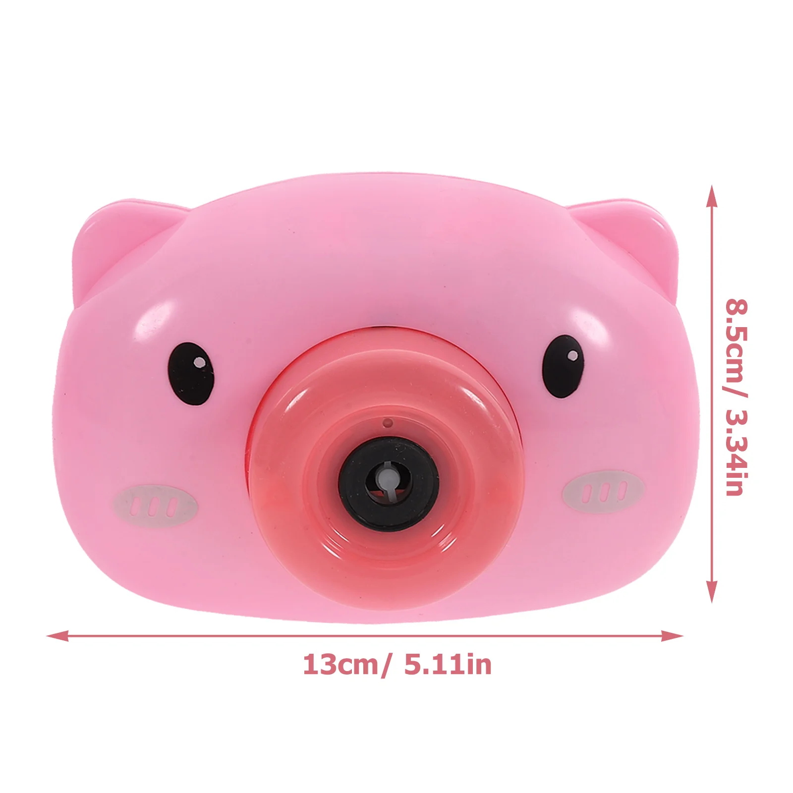 1 Zestaw Elektrycznej Maszynki do Robienia Baniek Mydlanych Mini Wytwornica Baniek w Kształcie Kreskówkowej Świnki dla Dzieci Dziewczynek na Piknik na Świeżym Powietrzu Kemping Podróże Nie