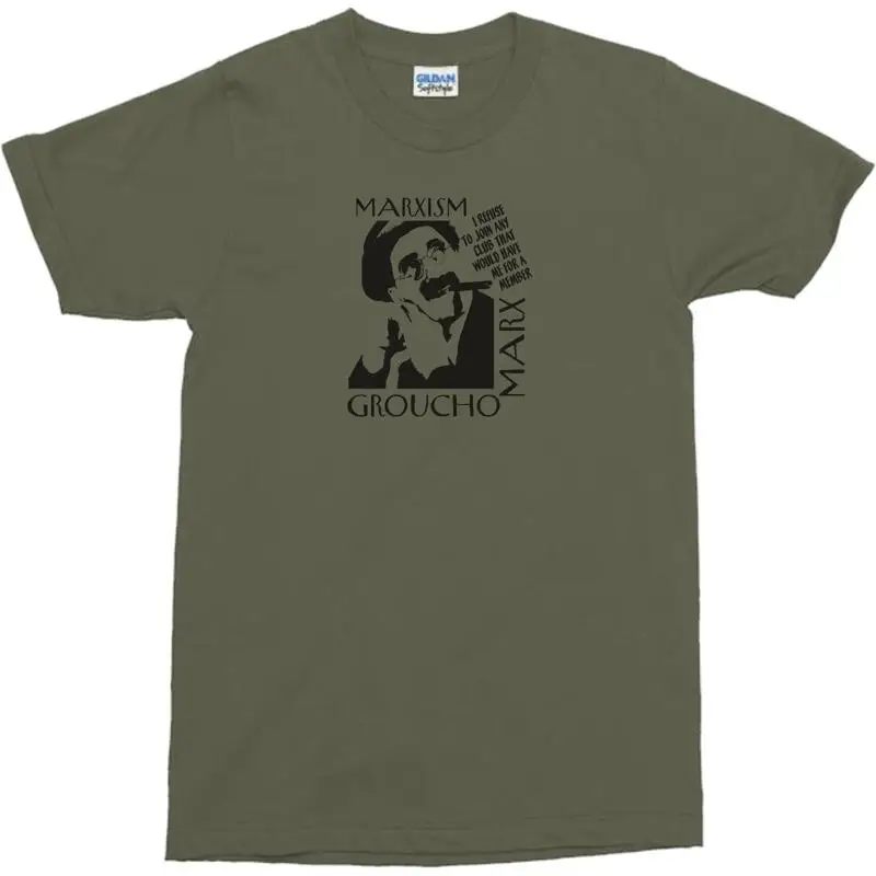 

Groucho Marx Marxism T-shirt - Quote, S-XXL, Various Colours