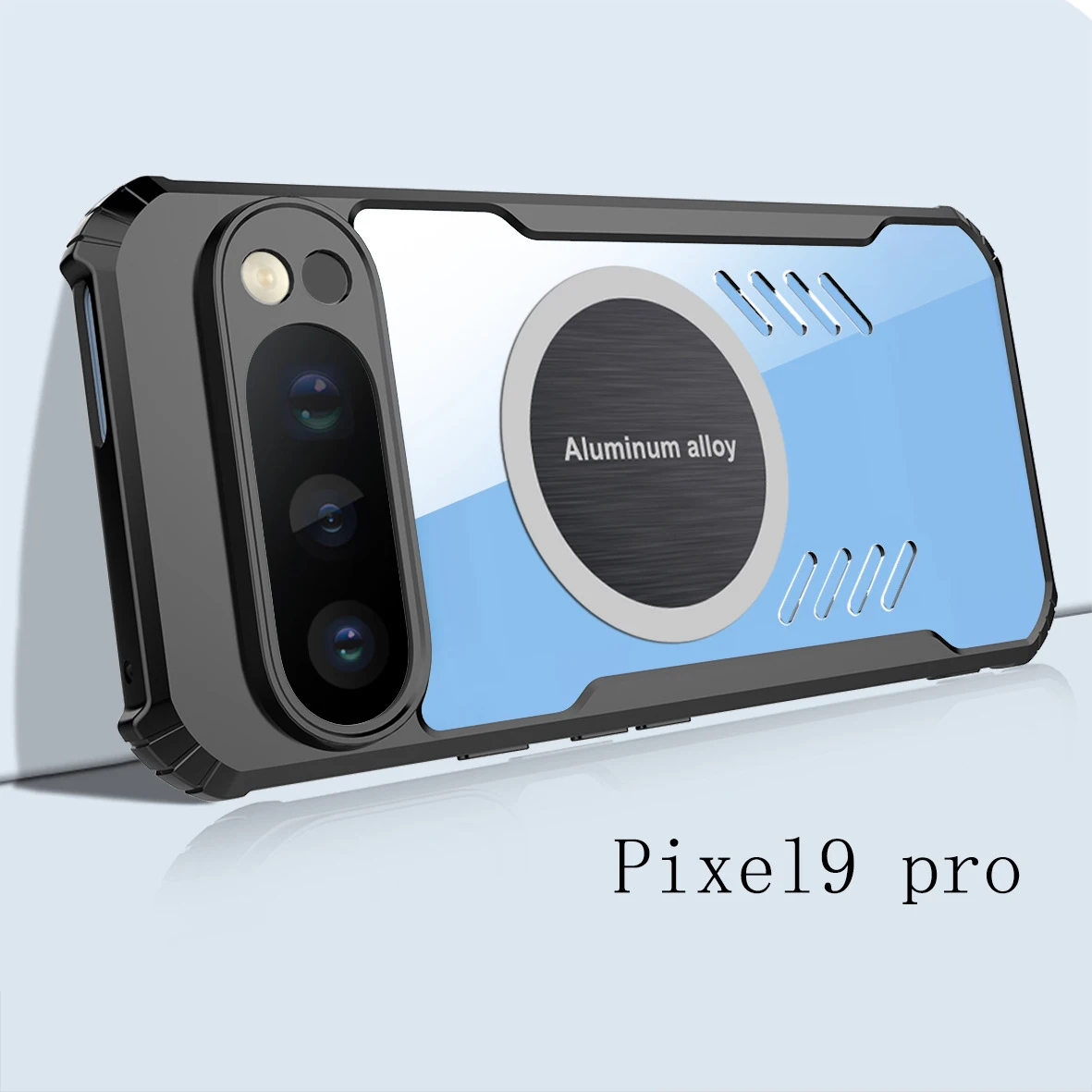 Telefon Kılıfları Google Piksel 9 8 7 6 Pro XL Araba Manyetik Levha Temizle Isı Dağılımı Kılıfı 8A 7A 6A 5A 5 4A 3A 3 Kapak