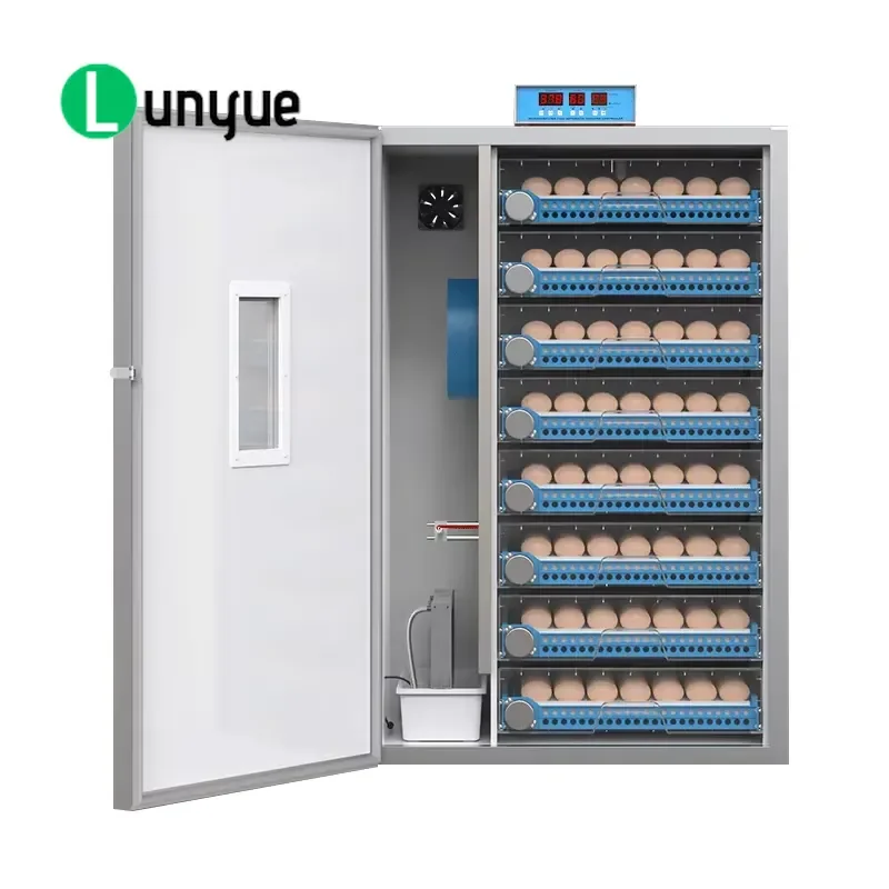 Dual Power Poultry Egg Incubator 500 Egg Capacity Automatic Hatching Machine for Chicken Duck Goose Farm Breeding High