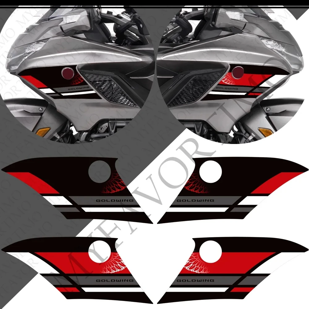 

Наклейки на лобовое стекло для Honda Goldwing Gold wing GL1800 F6B