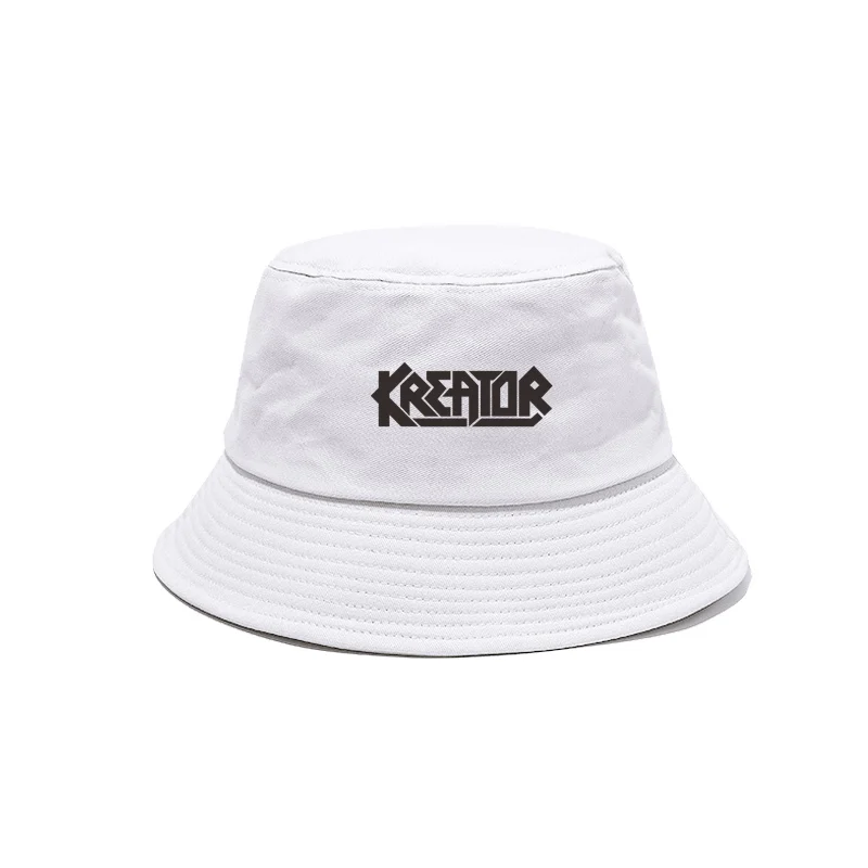 Thrash Metal Band Kreator Bucket Hats Cool Sun Caps Summer Outdoor Sunscreen Fisherman Hat MZ-441