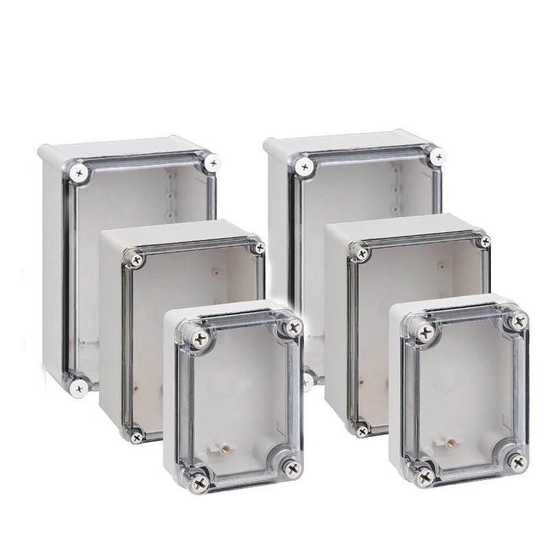 Waterproof Plastic Enclosure Box DIY Electronic ABS IP67 Project Instrument Housing Case Storage Organizer Outdoor Junction Box