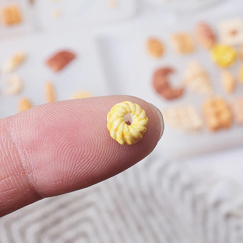 New Mini Bread Biscuit Cake Silicone Mould For Clay Food Mold DIY Kitchen Resin Accessories Toy Dollhouse Miniature Accessories