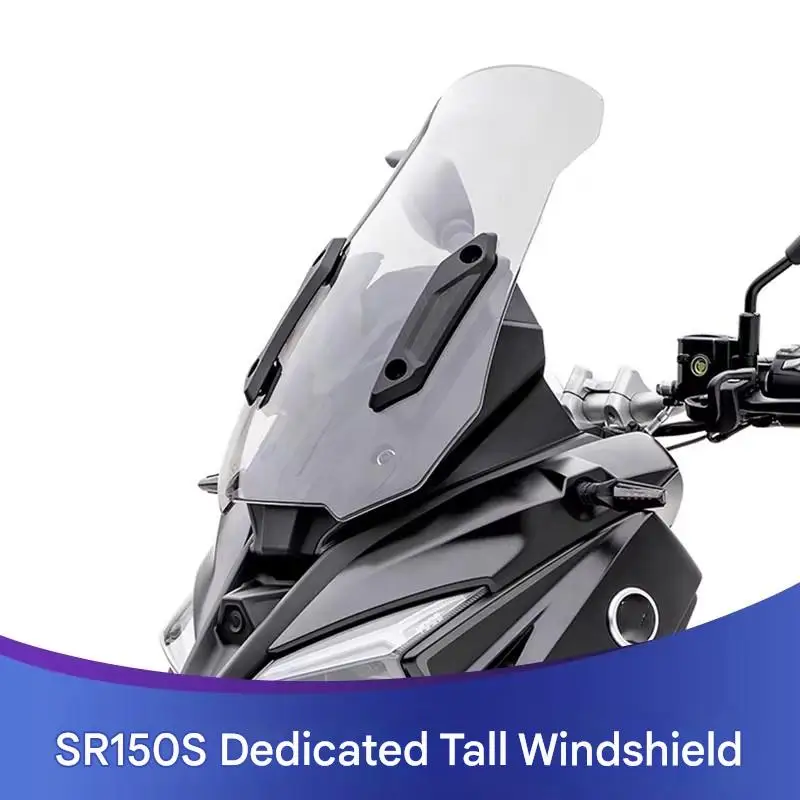 For VOGE SR150S Special modification accessories, enhanced windshield, raised windshield, windshield panel
