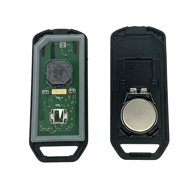 Remote Control Key For HAOJUE UHR150 key Motorcycle Remote Key ID47 Chip 433.92MHz 3Button Card Remote Control Add key