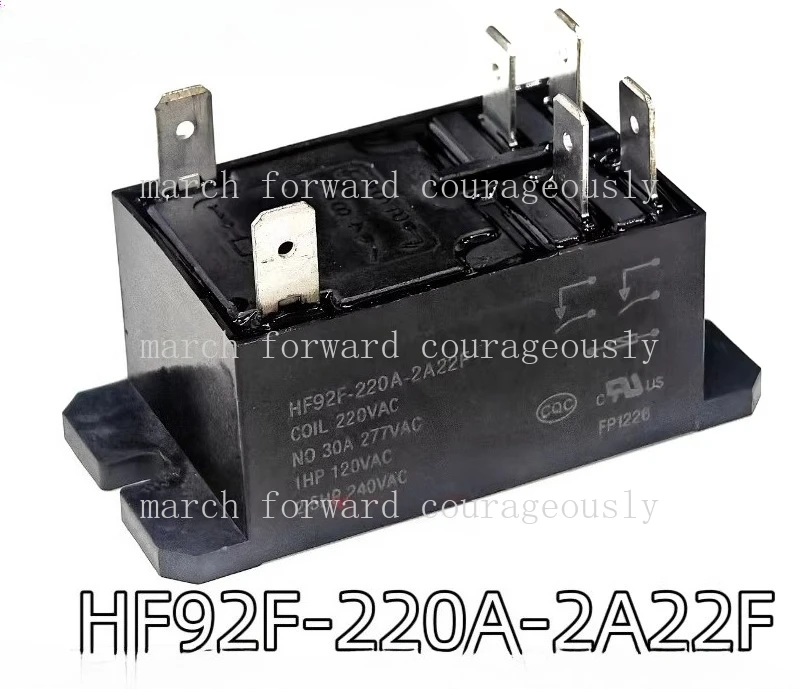 

Новое оригинальное реле HF92F-220A-2A22F для Hongfa, 220В переменного тока, два комплекта нормально разомкнутых контактов, 6-контактное, 30А, 277В переменного тока.