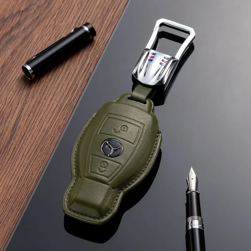 Car key case suitable for BENZ Class A Class B Class C Class E GLA  GLC GLK GLS Class S GLE Class R SLC M Class for Man