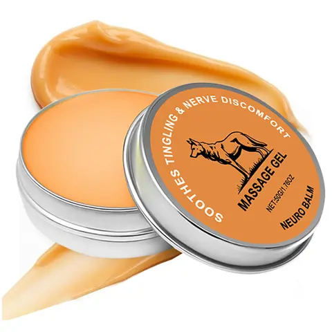 Nerve Relief Balm Natural Herbal Joint Care Cooling Soothing Massage Cream with Magnesium Menthol Joint & Muscle Care Ointment