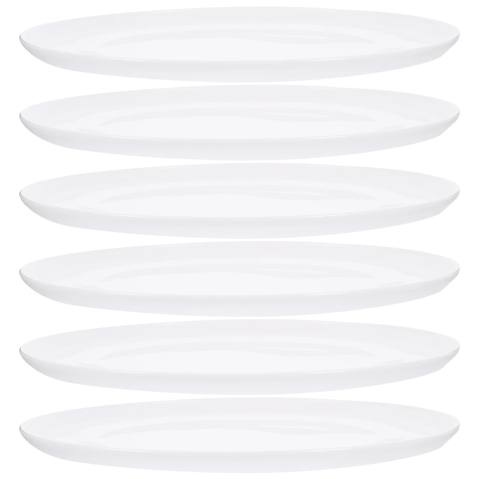 

6pcs Plant Saucer Round Plastic Flowerpot Tray For Indoor Outdoor Waterproof Drainage Drip Catcher Garden Bonsai Planter