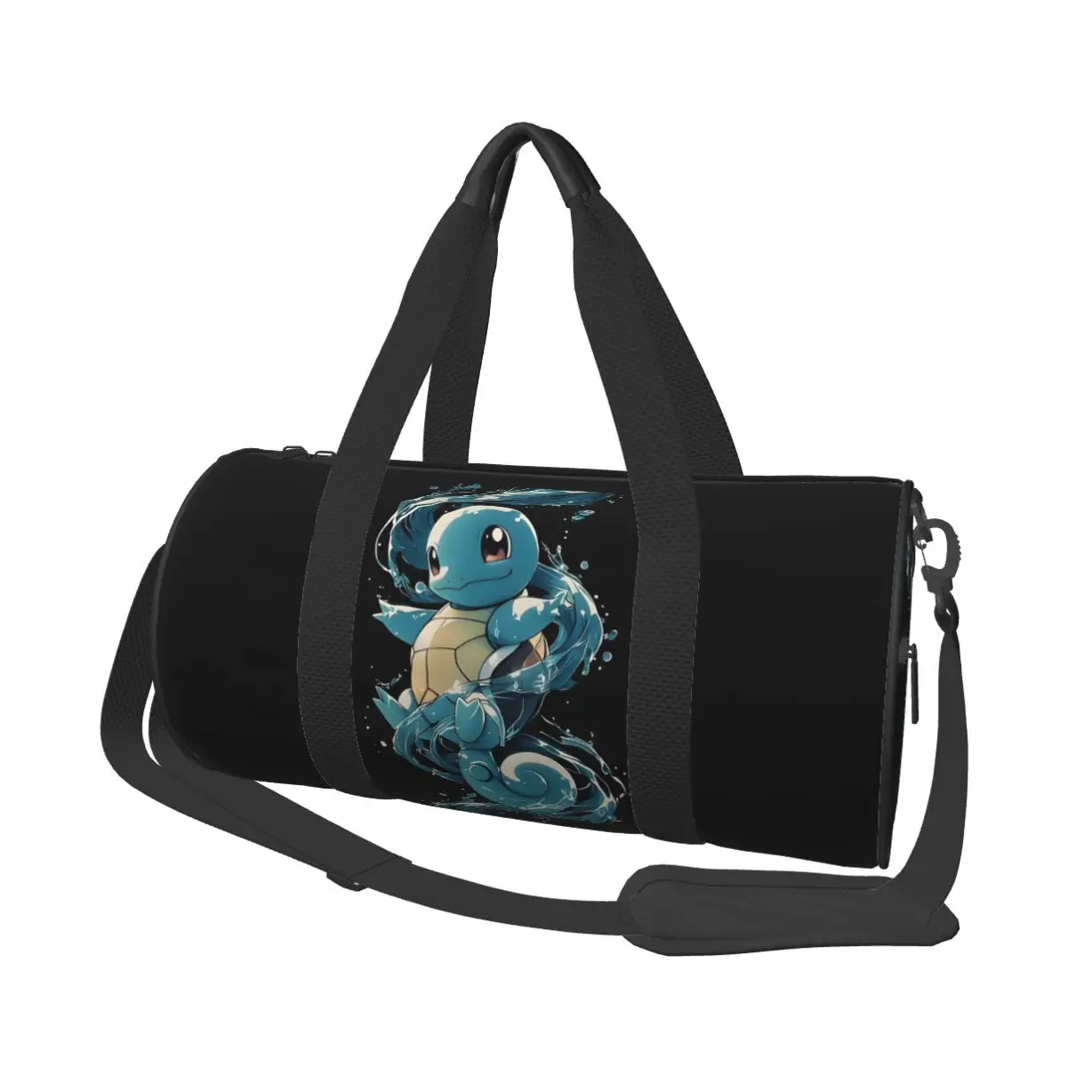 

Custom Squirtles Beach Tote Bag for Women Video Games Large Compartment Gym Beach Travel Bags