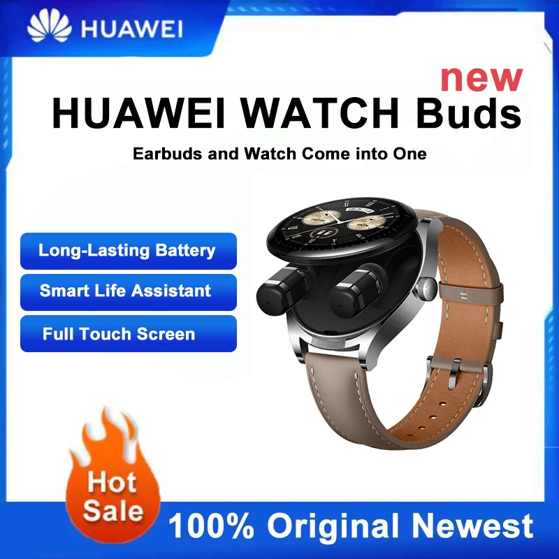 

HUAWEI WATCH Buds Earphone SmartWatch 2-in-1 Noise Reduction Call Blood Oxygen Monitoring Men Women Bluetooth Sports Bracelet