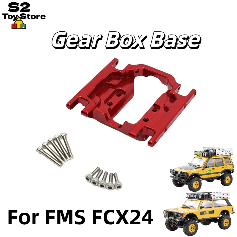 

Красная алюминиевая база коробки передач для радиоуправляемых машин FMS FCX24 FCX24M Camel Cup D90 D110 Defender Range Rover Discovery