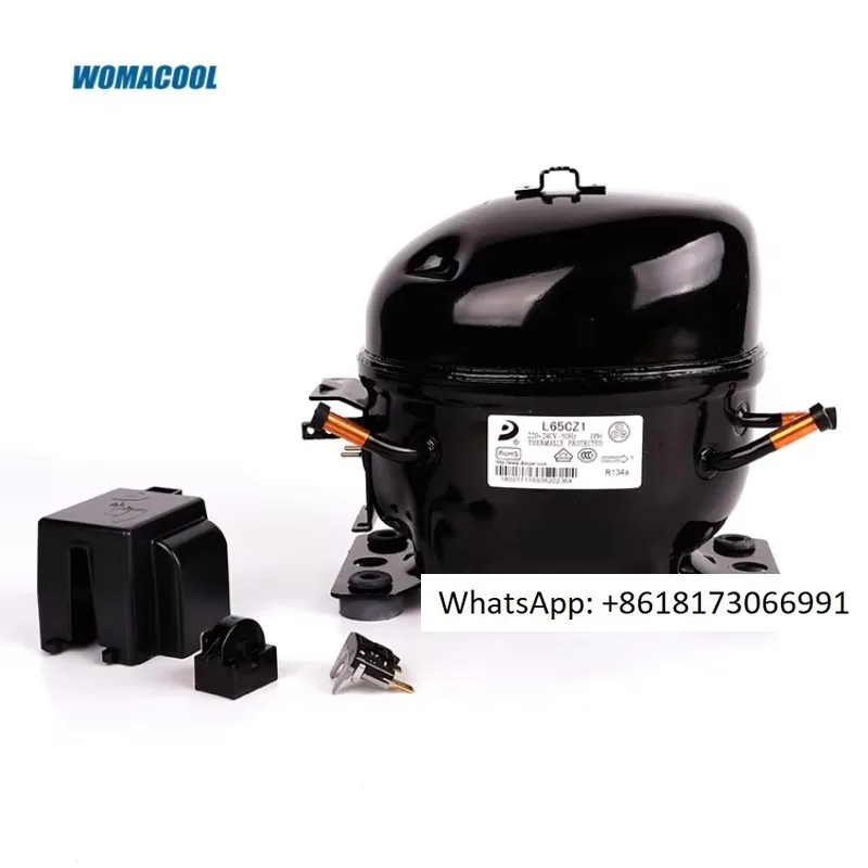 Refrigeration compressor L65CZ1 220-240V 50Hz R134a environmentally friendly refrigerant cooling capacity 1/4-hp